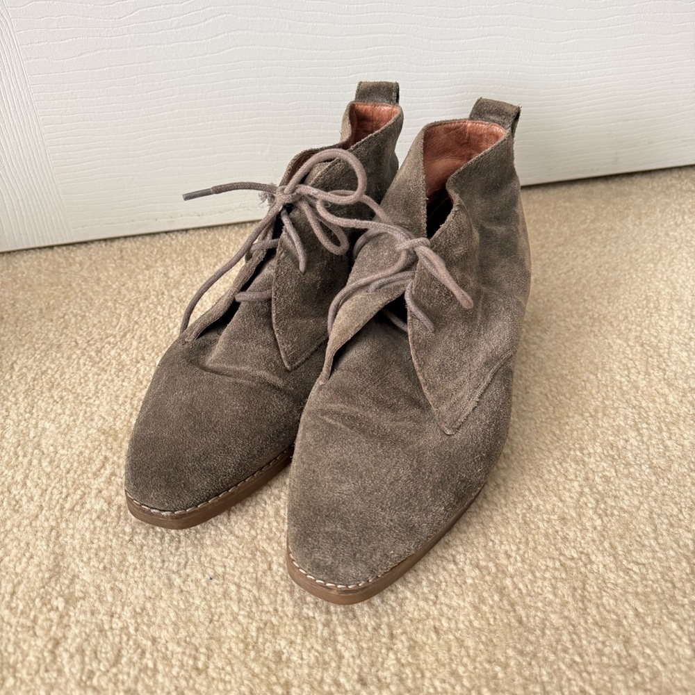 Madewell | nash suede lace up boot